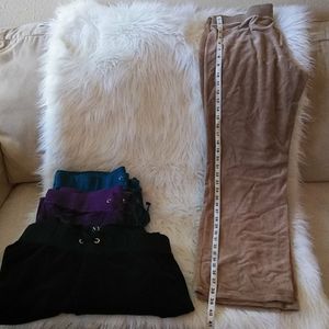 4 pairs of NWOT Velour jogging pants by NY&C